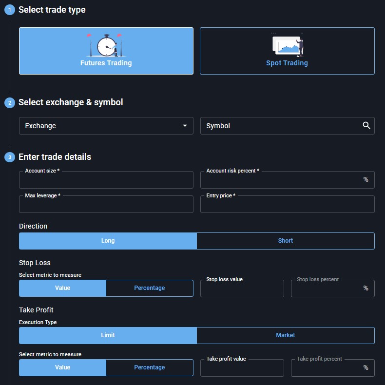 Best automated trading platform Australia with the position size Calculator Trade Type